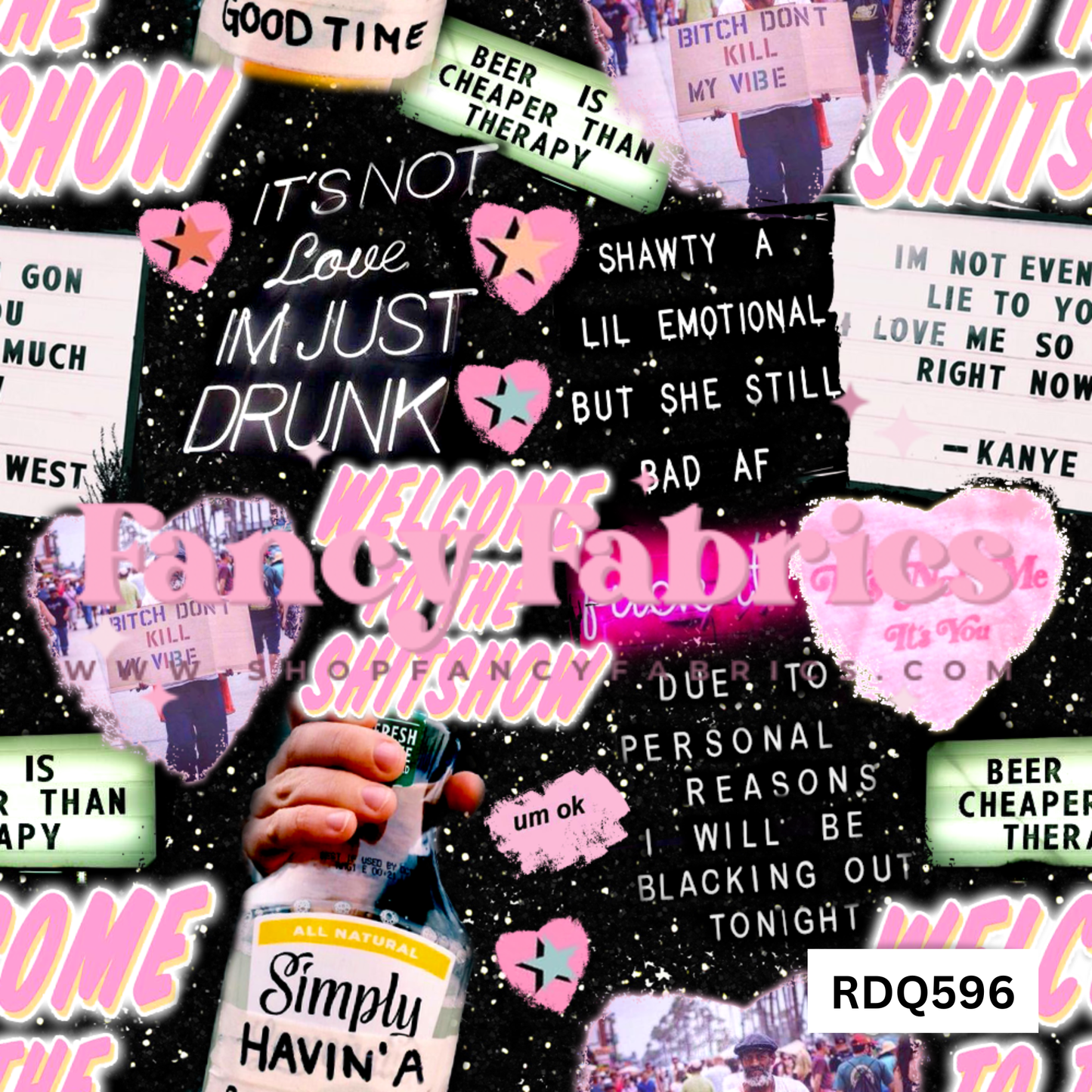RDQ596 | PREORDER | Fabric By The Yard