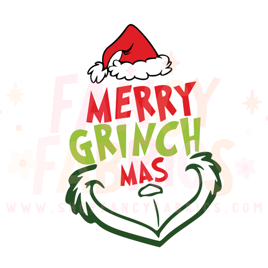 Merry Grinchmas | Child Size | DTF Transfer