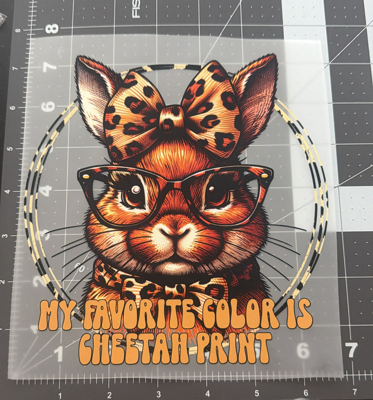 Favorite Color Is Cheetah | Child Size | DTF Transfer