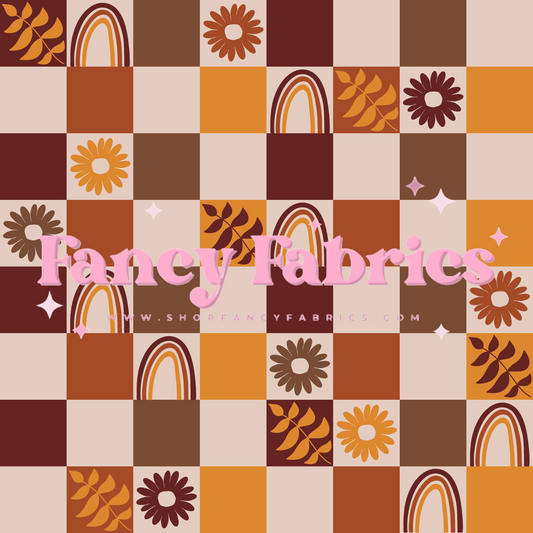 Lauren Liza Designs | Autumn Checkers | PREORDER | By The Yard