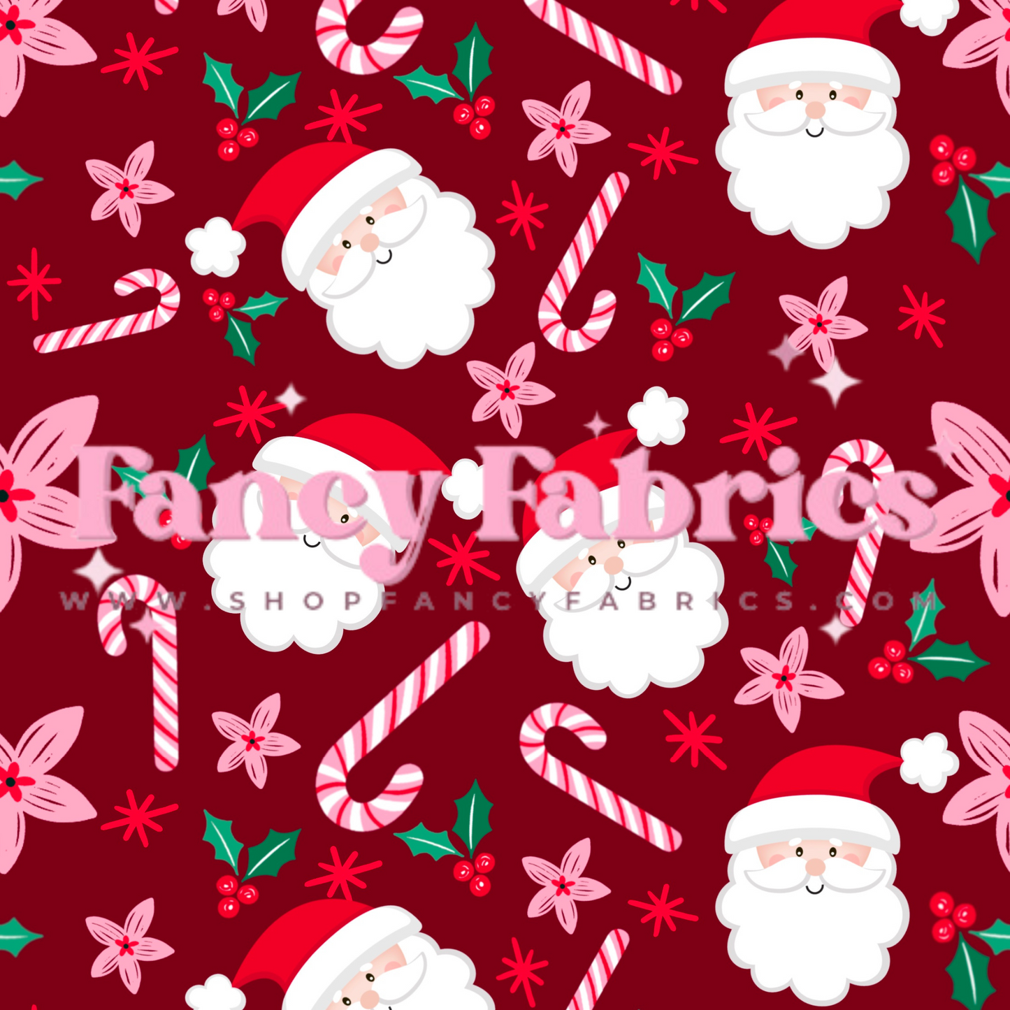 Creative Graphics | Santa (Red) | PREORDER | By The Yard