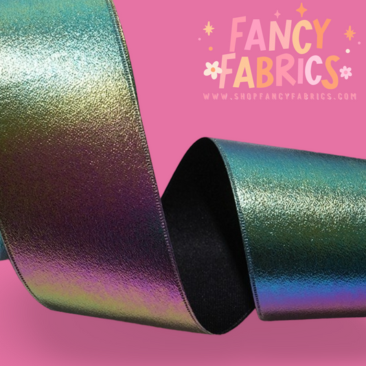 Oil Slick | 3" Single Sided | Holographic Ribbon | Ready To Ship