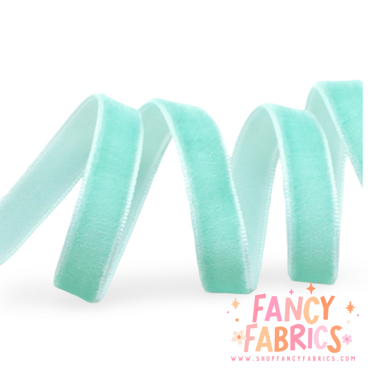 Tiffany | 3/8" Stretch Velvet | Ribbon | Sold By The Yard