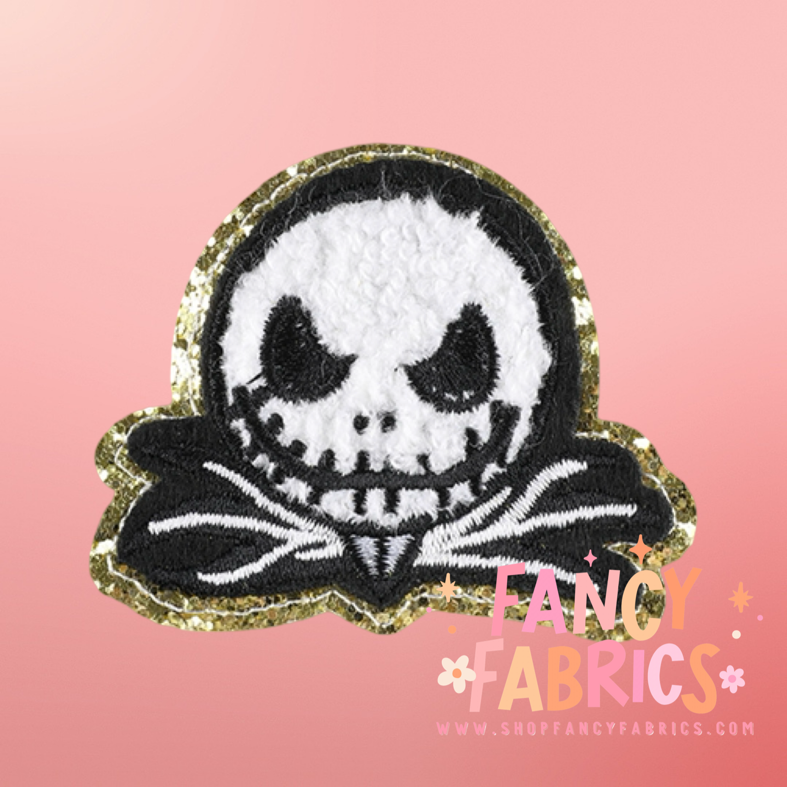 Jack Glitter Iron on Patch