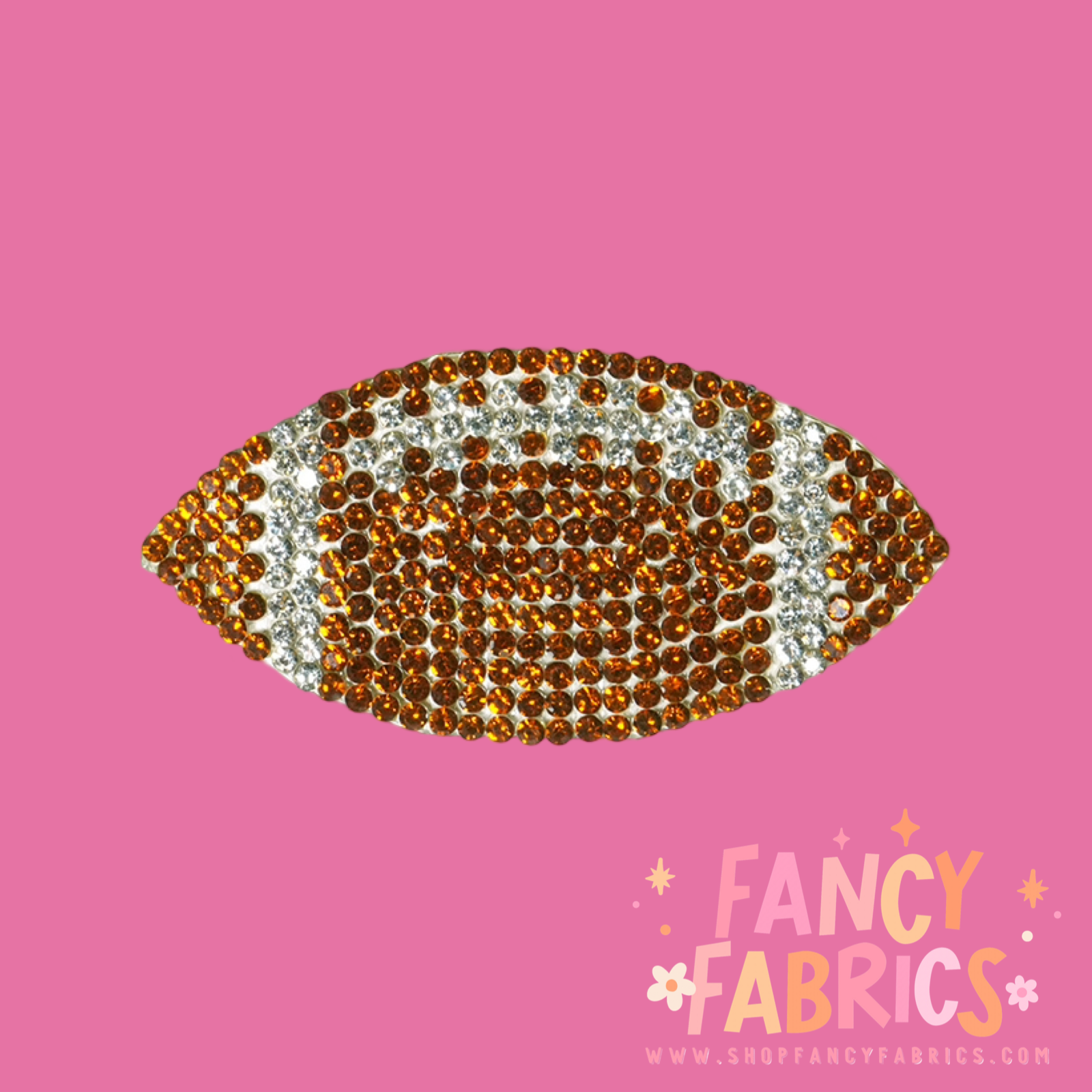 Football (Rhinestones) | Adhesive Patch – Fancy Fabrics