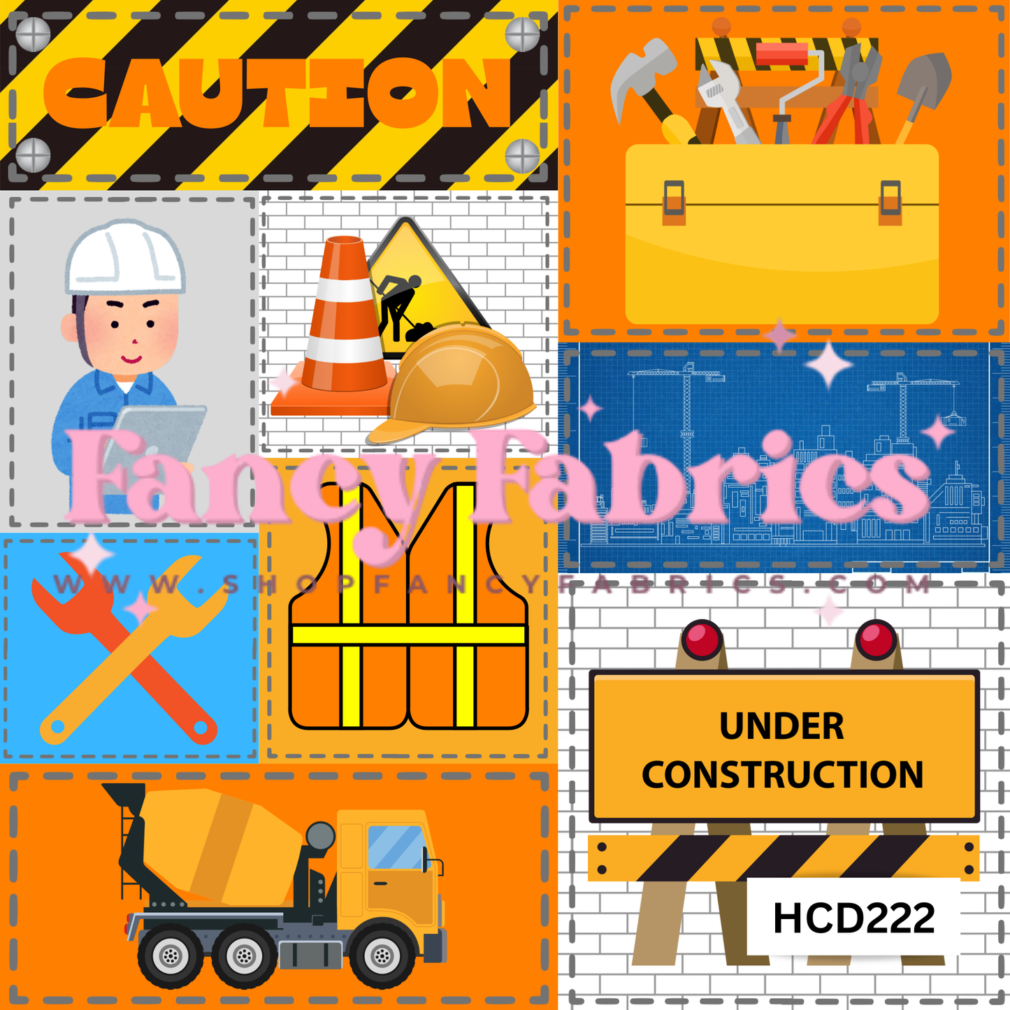 HCD222 | PREORDER | Fabric By The Yard