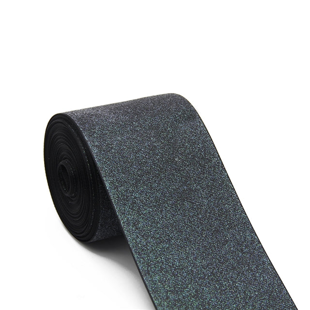 Midnight Green | 3" Single Sided | Solid Glitter Ribbon | Ready To Ship