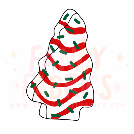 Christmas Cake | Toddler Size | DTF Transfer