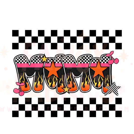 Mama (Double Checkers) | DTF Transfer | Ready To Ship
