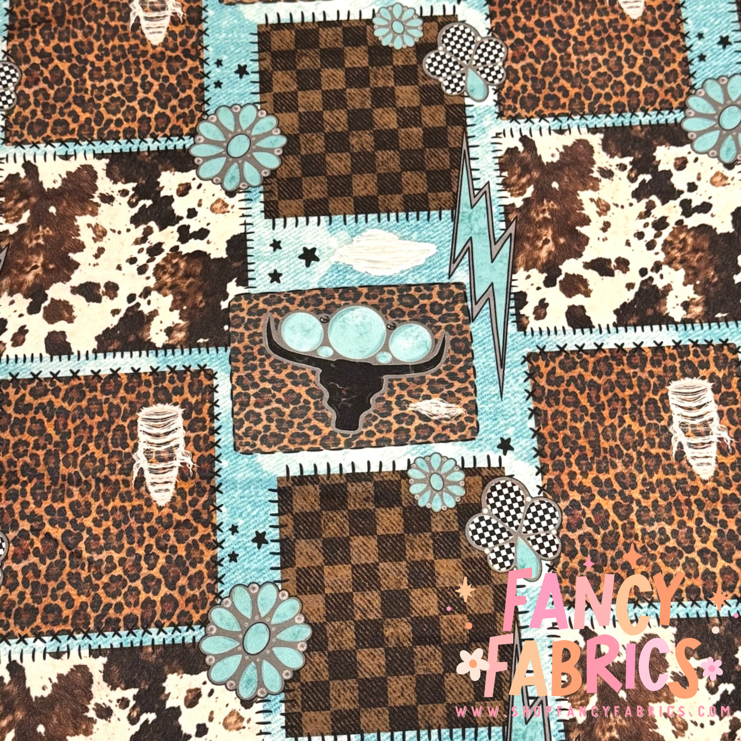 Western Patchwork | 8x8 Scaling | DBP | Ready To Ship