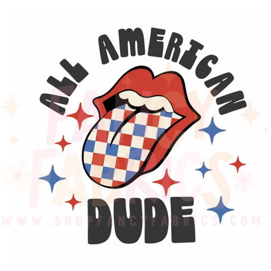 All American Dude | Child Size | DTF Transfer