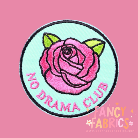 No Drama Club | Iron On Patch