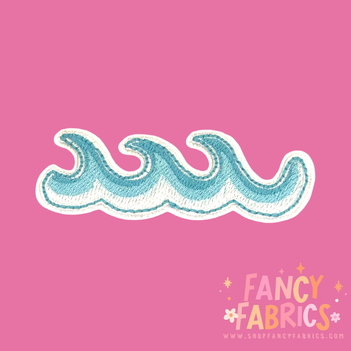 Simple Waves | Iron On Patch
