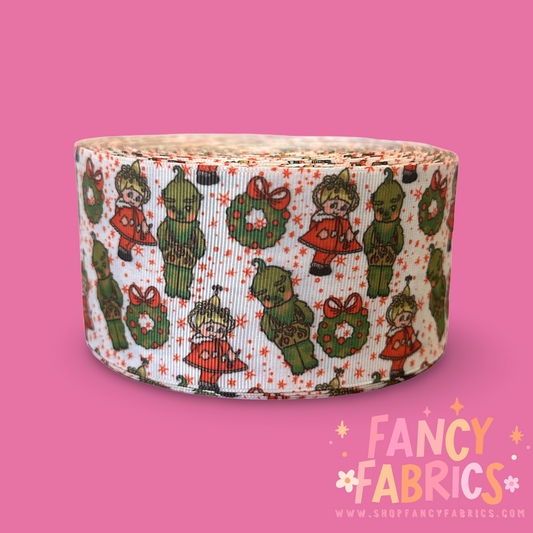 WhoVille Friends | 2.5" Single Sided | Printed Ribbon | Ready To Ship