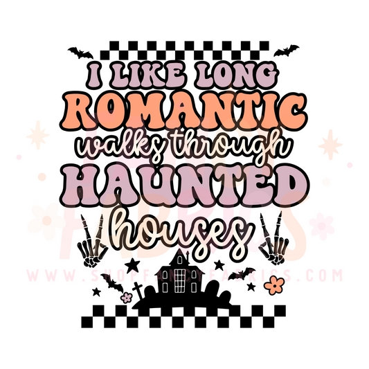 Long Romantic Walks | Adult Size | DTF Transfer | Ready To Ship