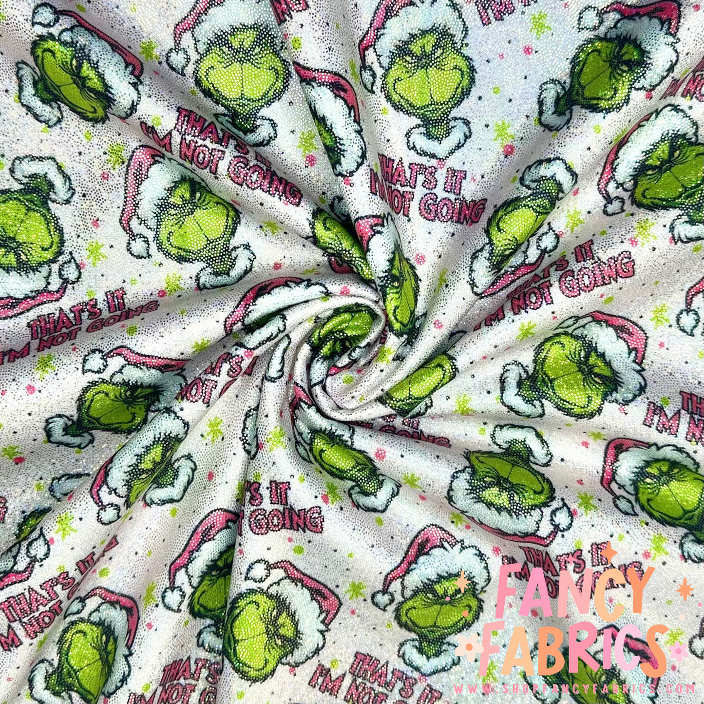 I'm Not Going (Pink) | 4x4 Scaling | Printed Holographic | Ready To Ship