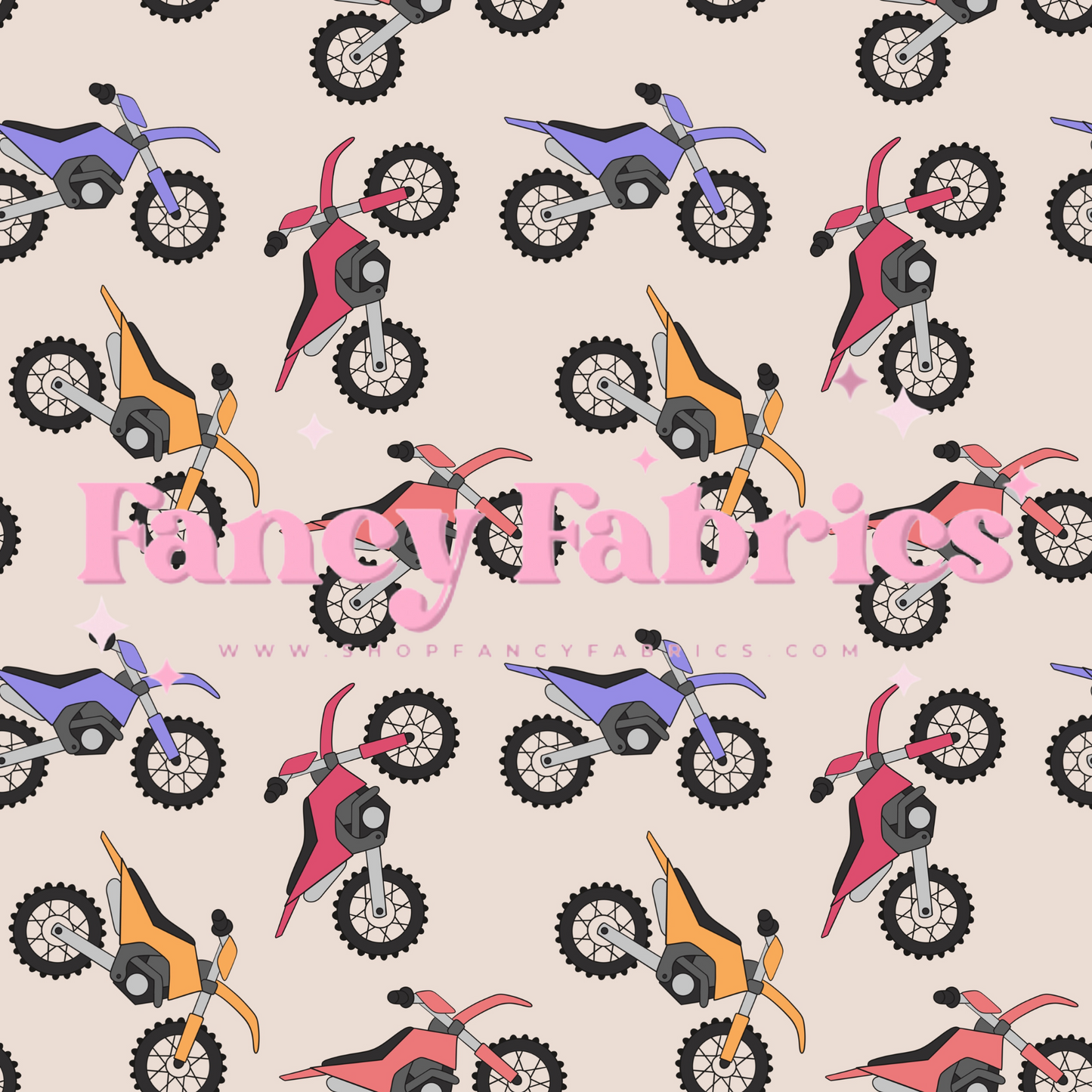 Dirt Bikes | PREORDER | By The Yard