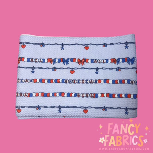 American Girl Bracelets | 5" x WOF | Bullet Strip | Ready To Ship