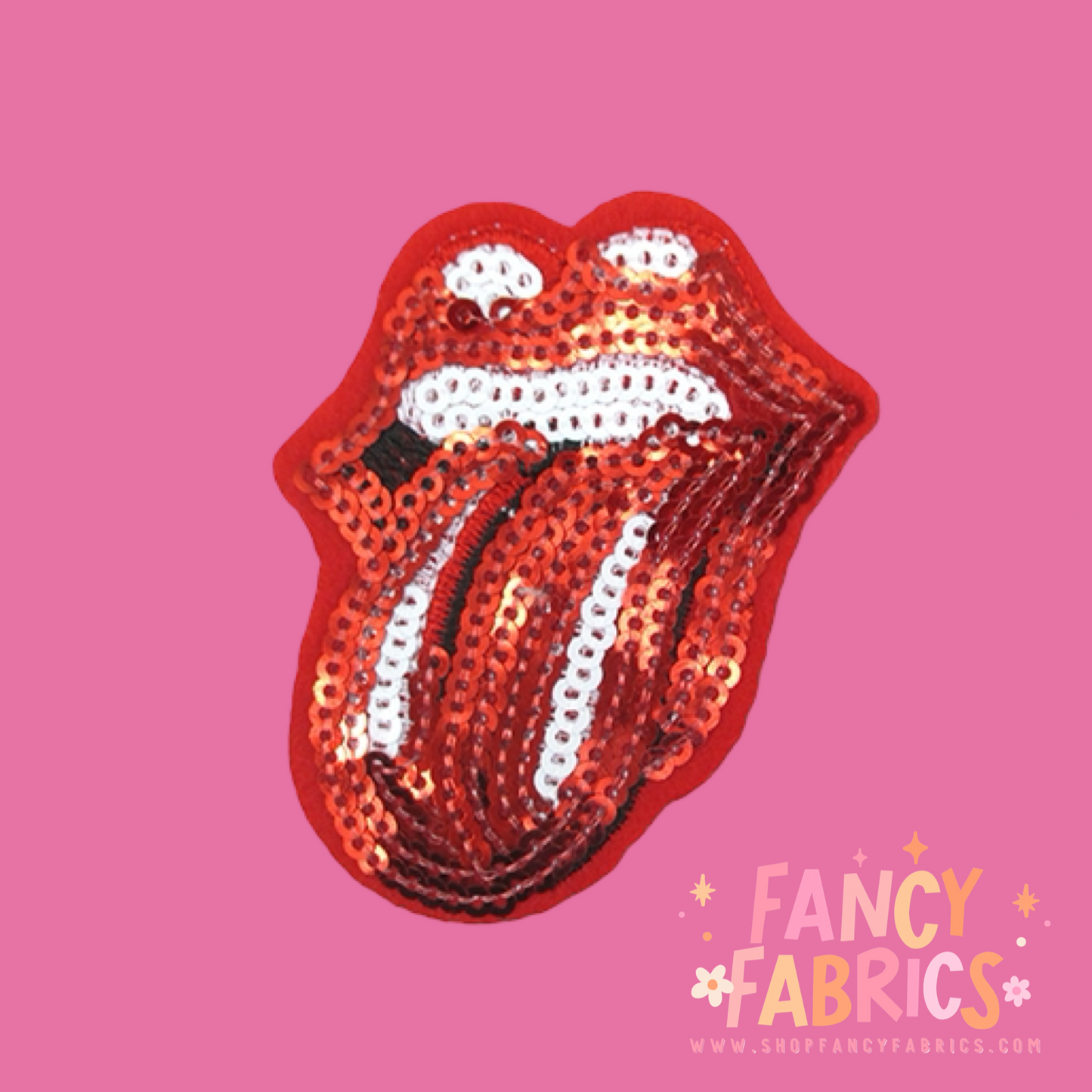 Sequin Tongue | Iron On Patch