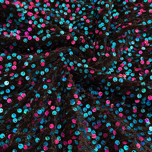 Cosmic | Stretch Sequin Velvet | Ready to Ship