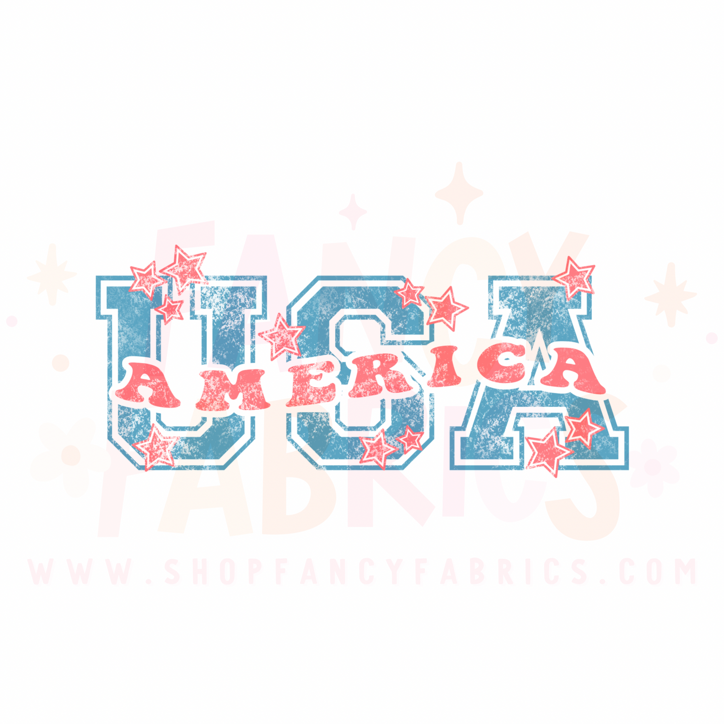 America | Child Size | DTF Transfer