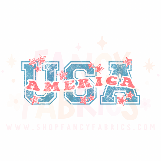 America | Child Size | DTF Transfer