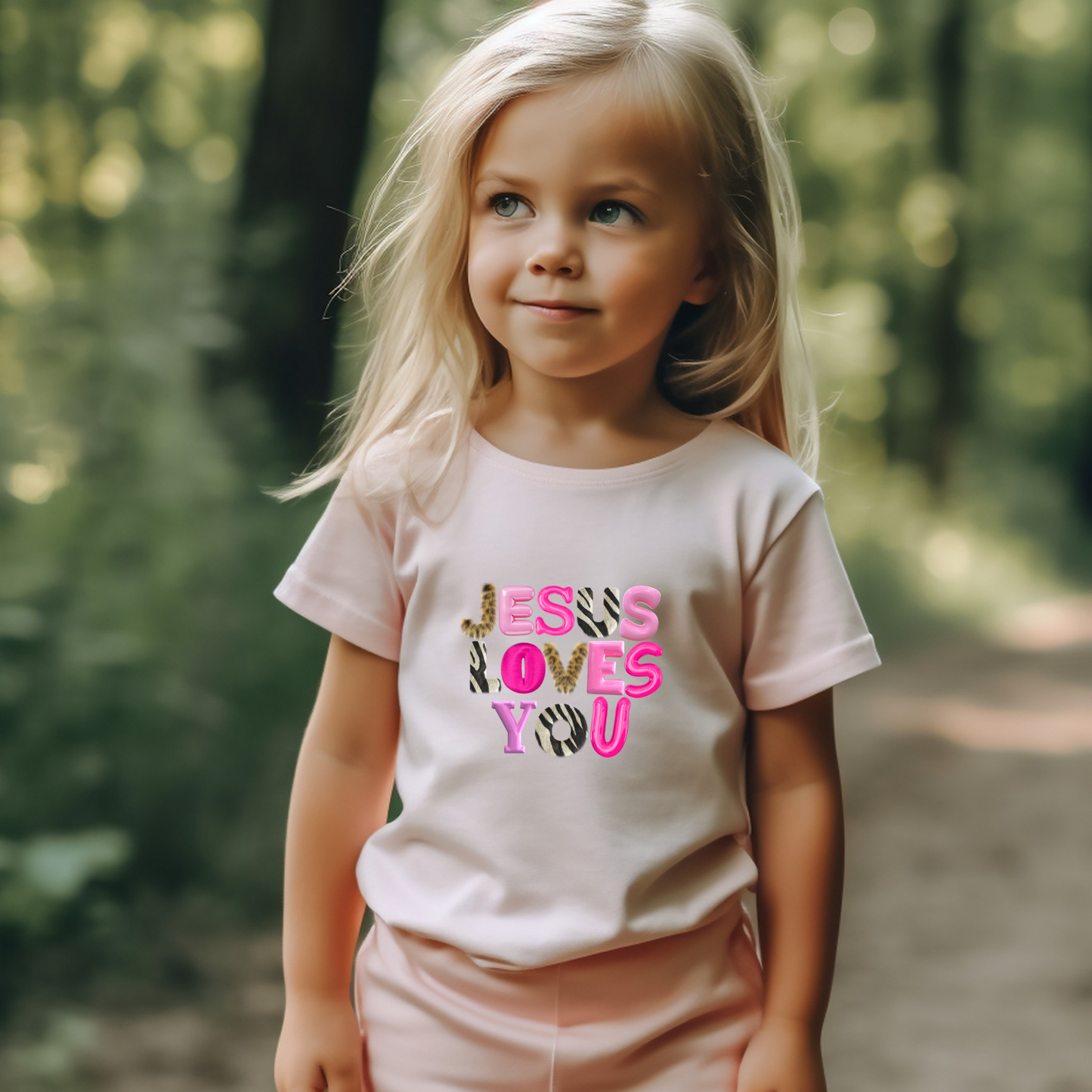 Jesus Loves You | Toddler Size | DTF Transfer