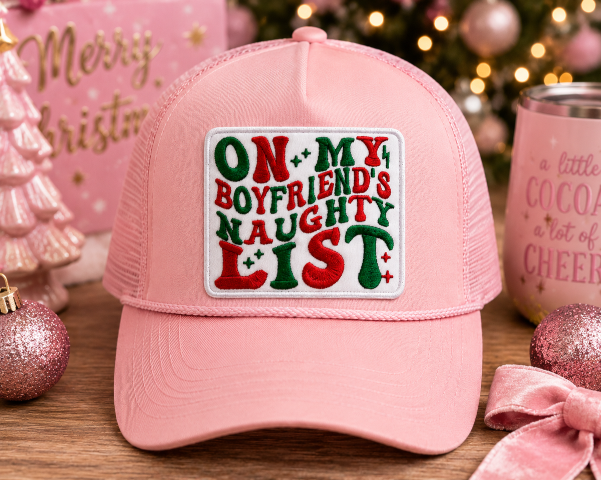 Boyfriends Naughty List | Iron On Patch