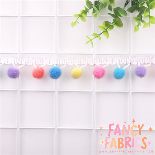 Pastel Poms | Pom Pom Trim