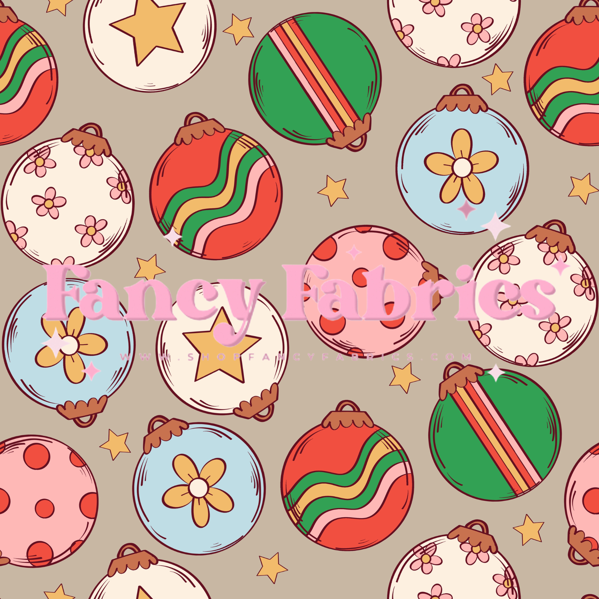 Festive Ornaments | PREORDER | By The Yard