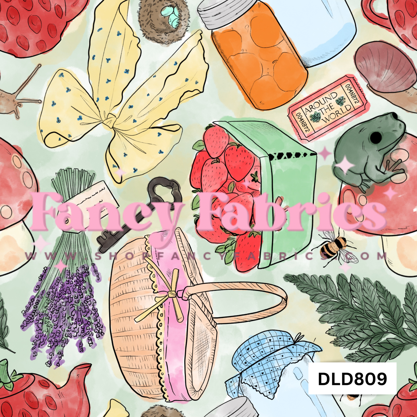 DLD809 | PREORDER | Fabric By The Yard