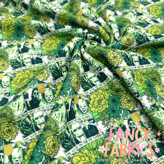 Horror Cards (Green) | 4x4 Scaling | Bullet | Ready To Ship