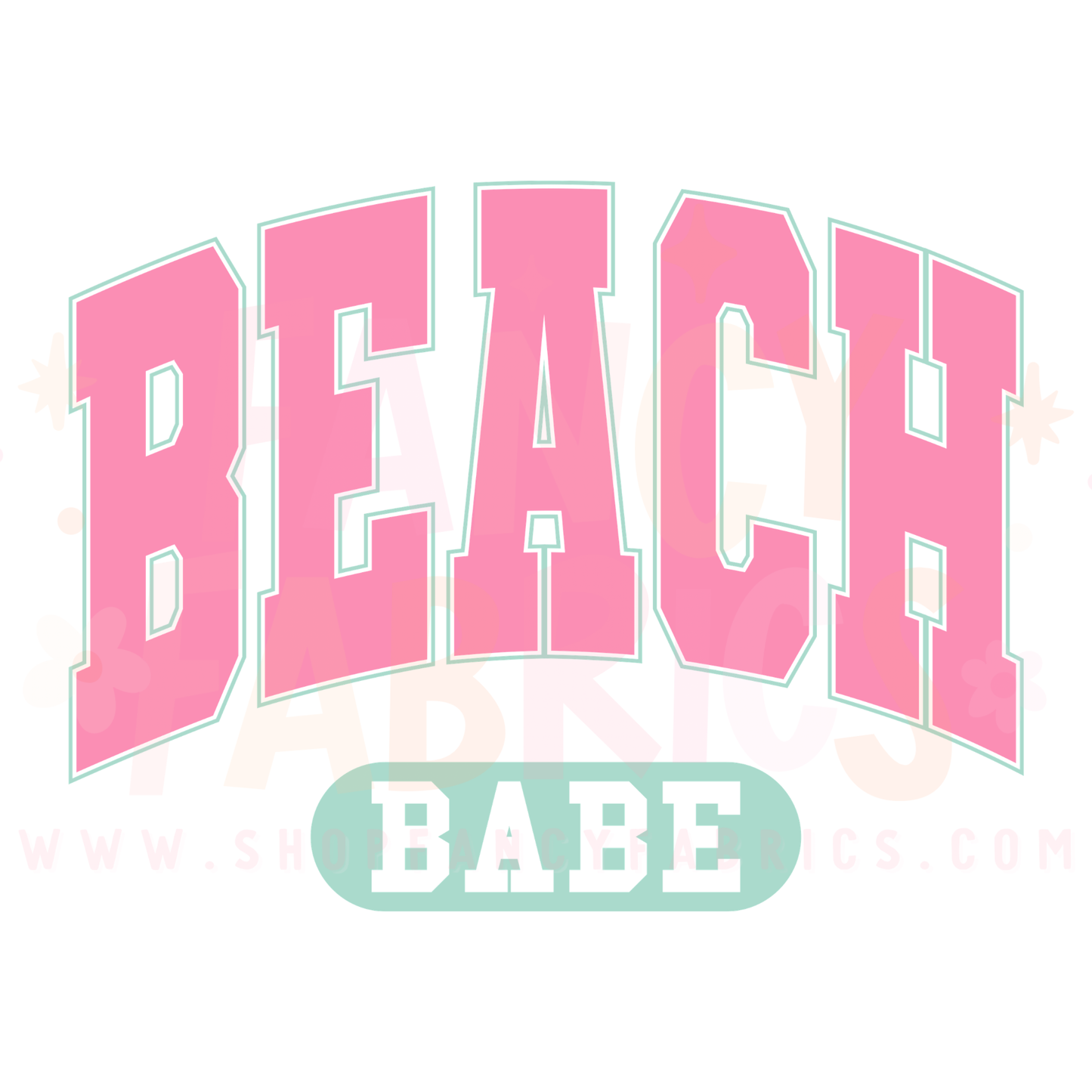 Beach Babe | Adult Size | DTF Transfer | Ready To Ship