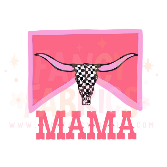 Mama Skull | Adult Size | DTF Transfer | Ready To Ship