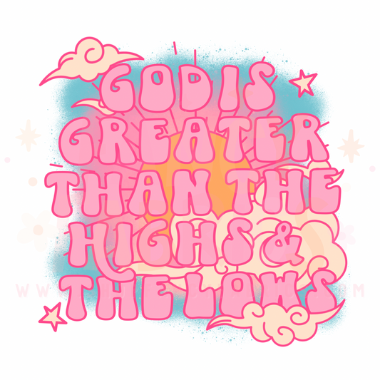 God Is Greater | Child Size | DTF Transfer