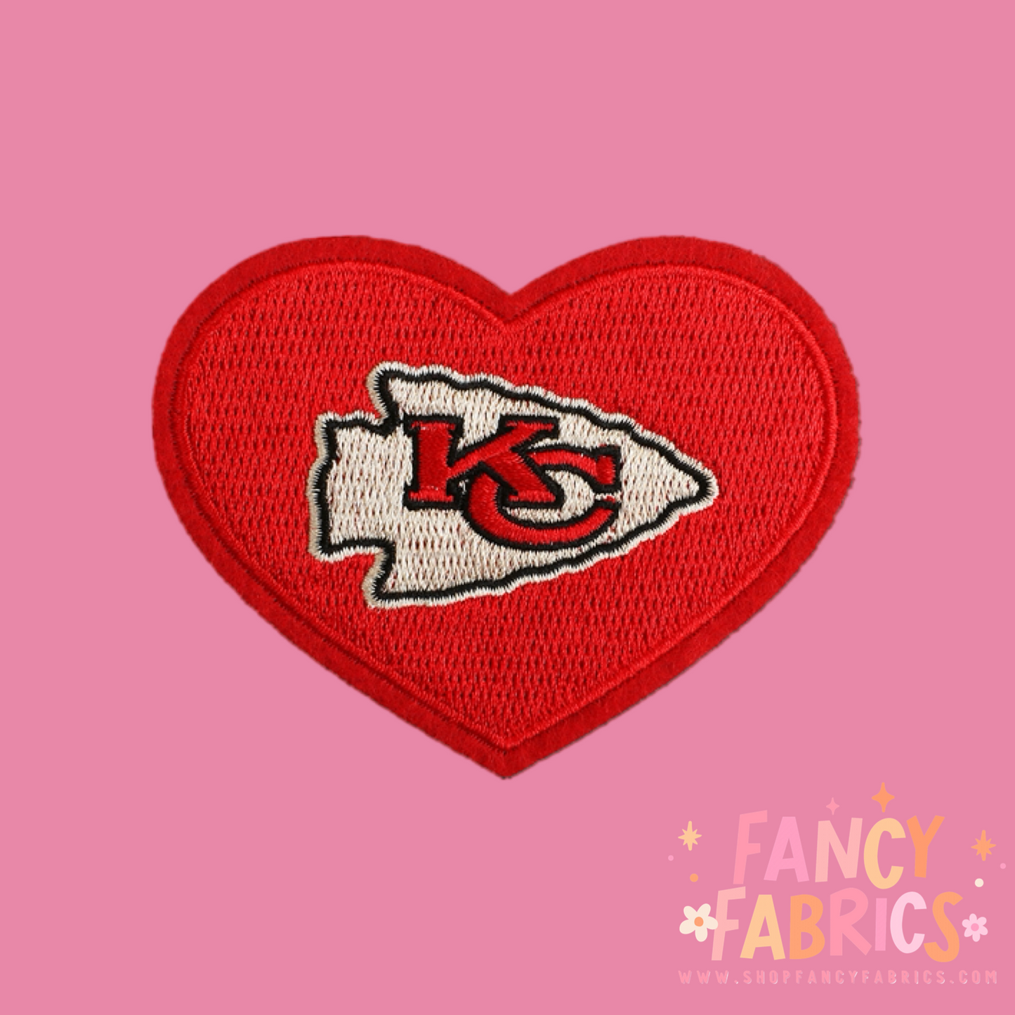 KC Heart | Iron On Patch