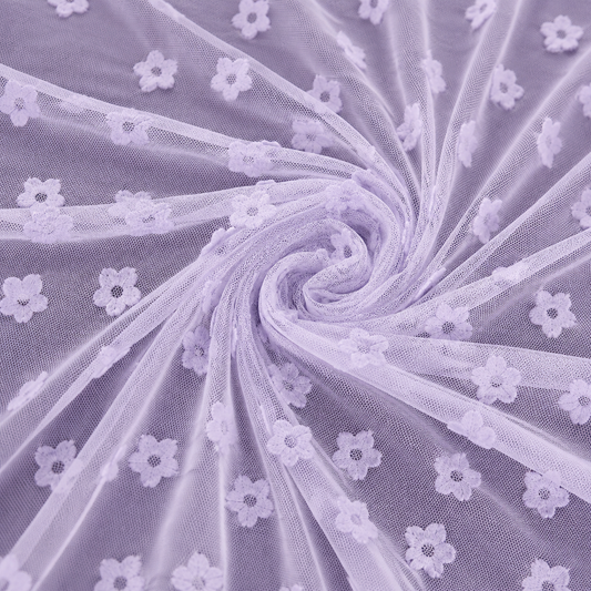 Purple | Daisy Mesh | Ready To Ship