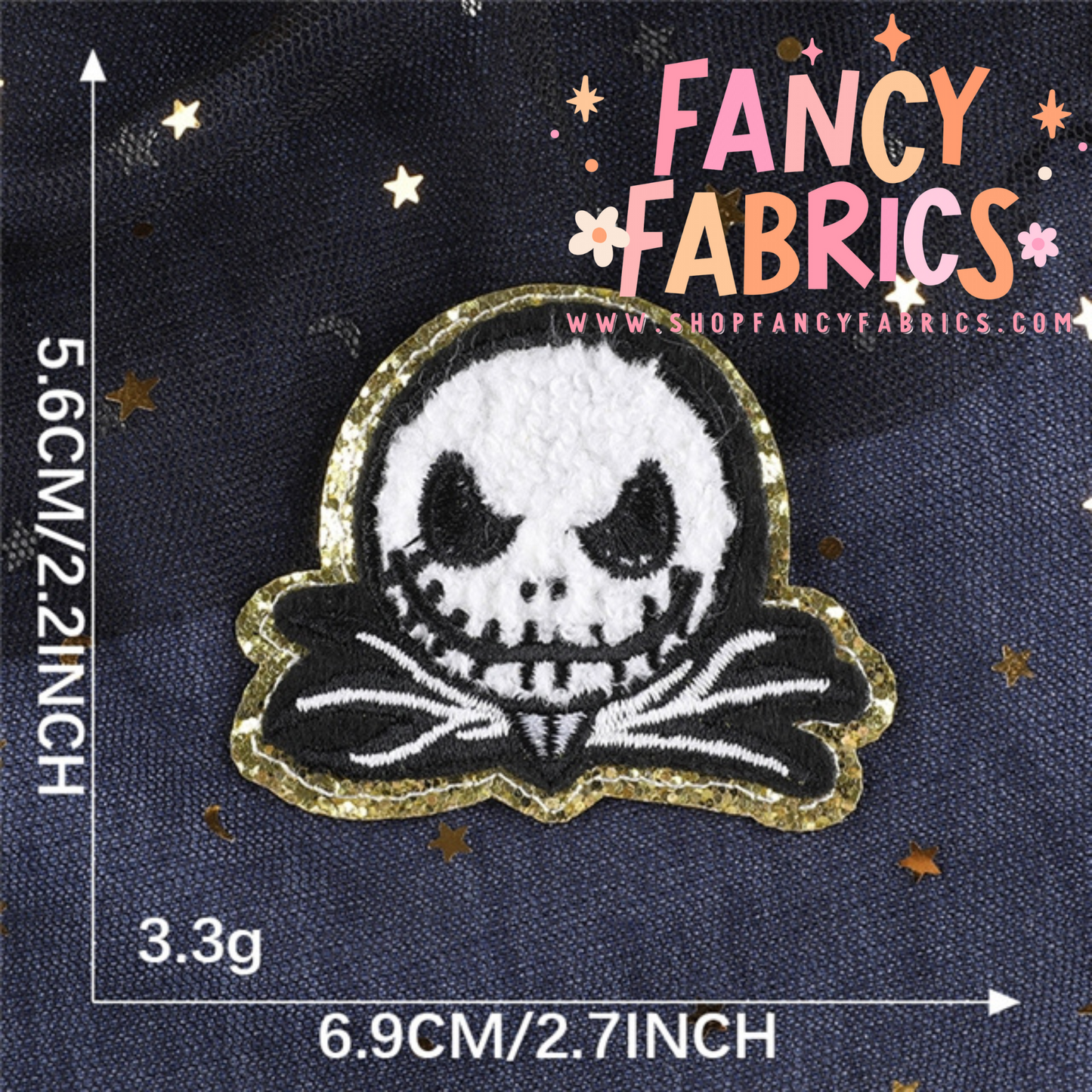 Jack (Glitter) | Iron On Patch