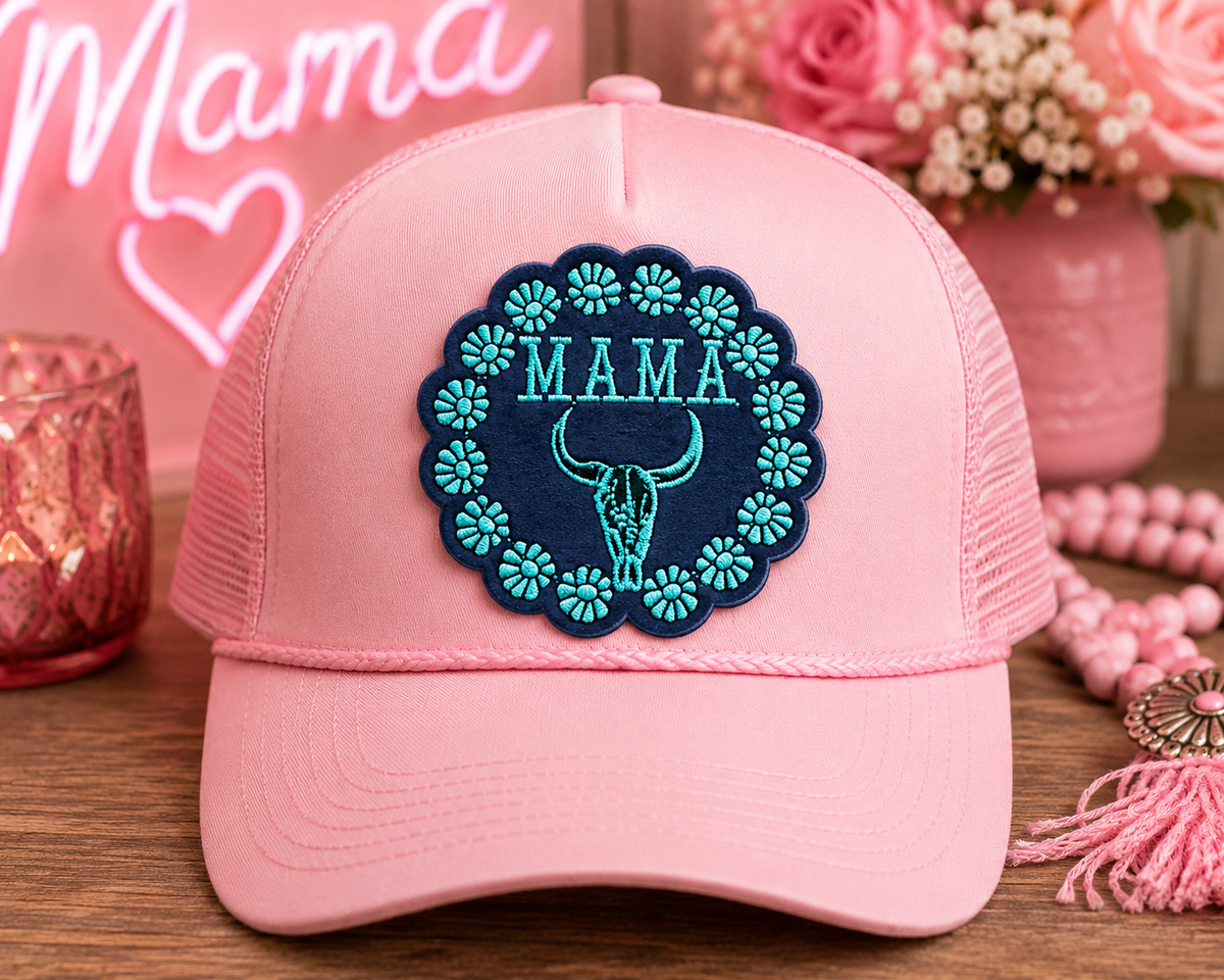 Mama Skull | Iron On Patch