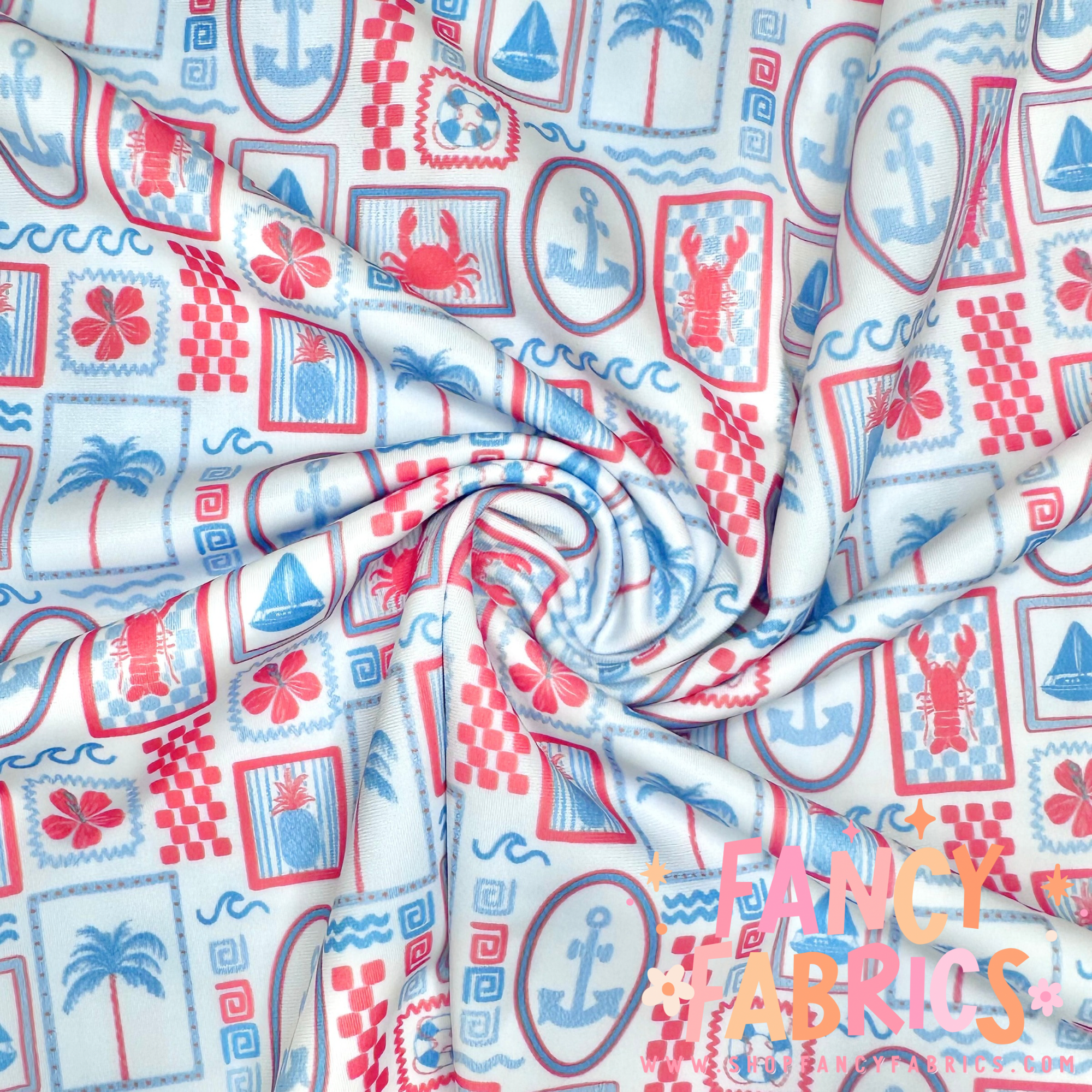 Nautical Babe | Swim | 4x4 Scaling | Ready To Ship