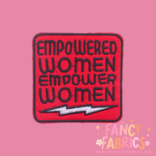 empowered women empower women iron on patch