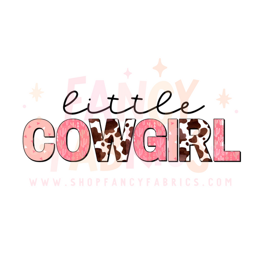 Little Cowgirl | Child Size | DTF Transfer