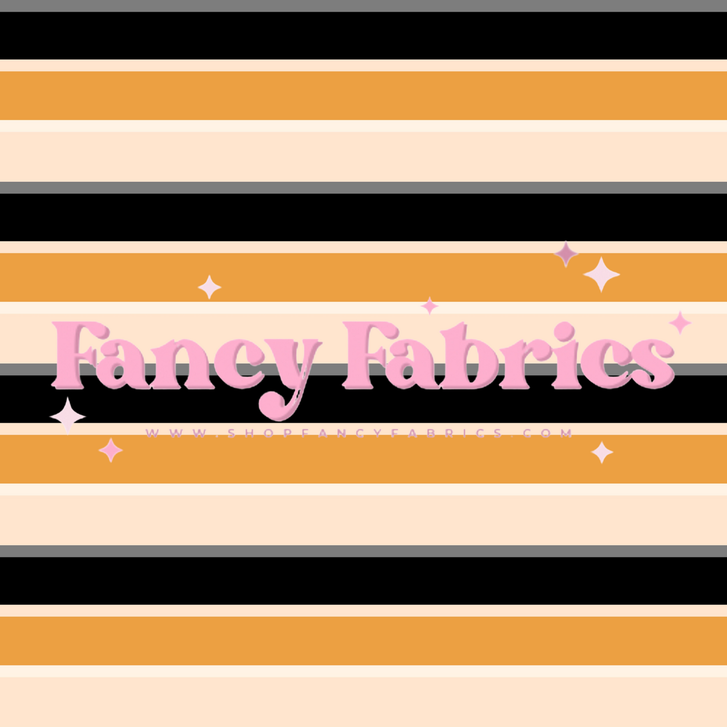 Black Cat Stripes | PREORDER | By The Yard