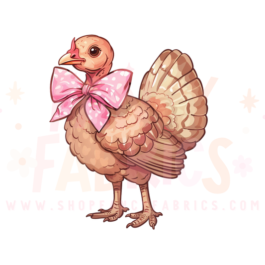 Turkey (Bow) | Child Size | DTF Transfer