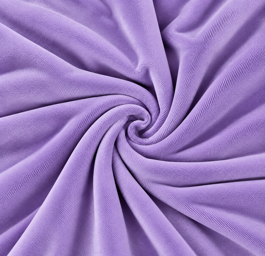 Purple | Ultra Plush Stretch Velvet | Ready To Ship