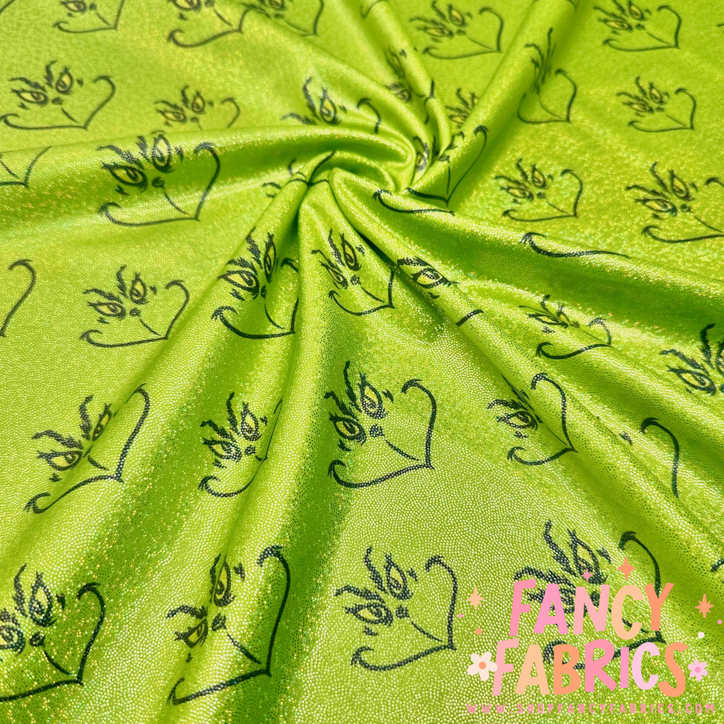 Green Guy Faces | 3x3 Scaling | Printed Holographic | Ready To Ship