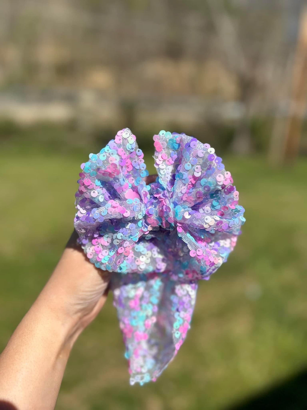 Electric Blue | Stretch Sequin Mesh | Ready To Ship