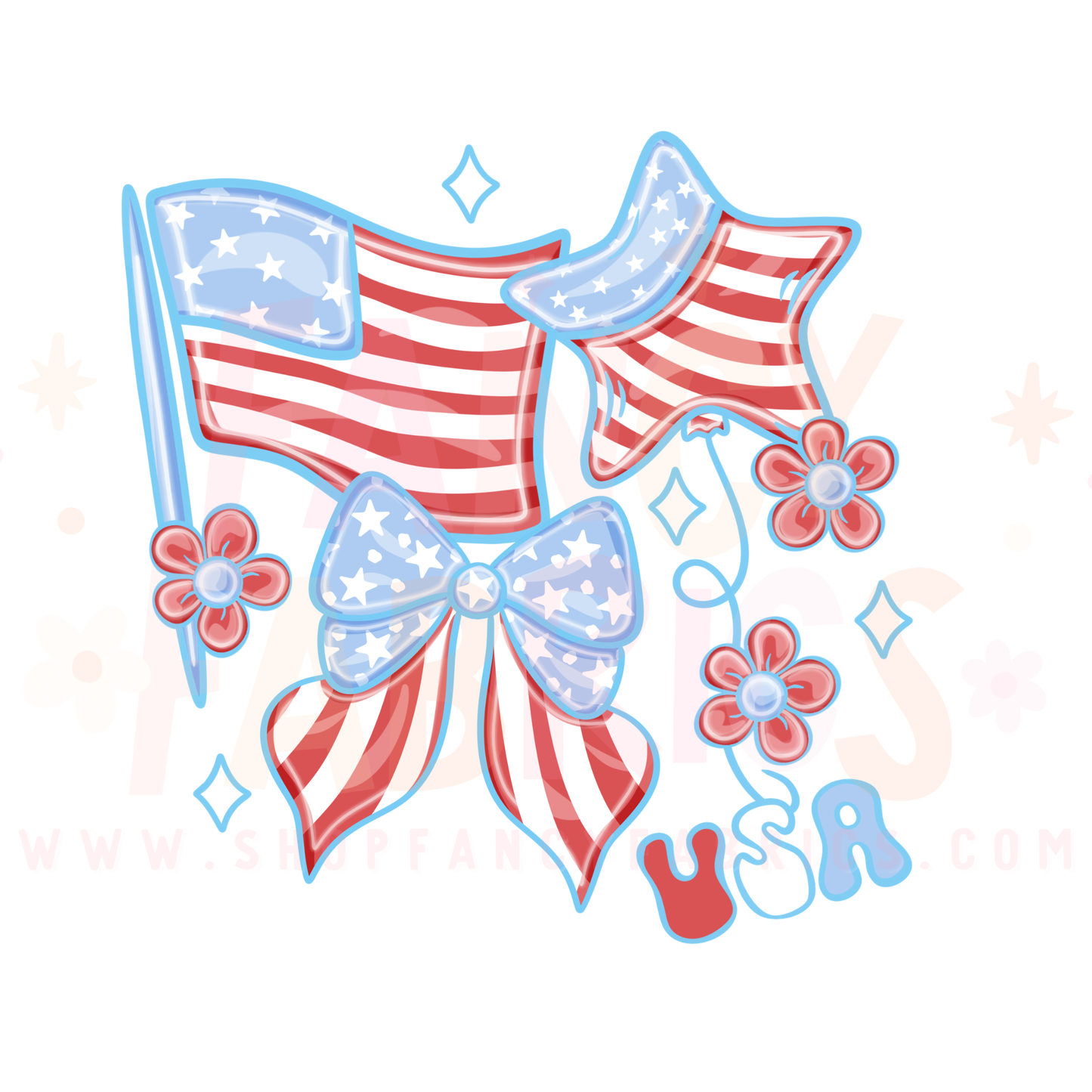 American Cutie | Adult Size | DTF Transfer | Ready To Ship