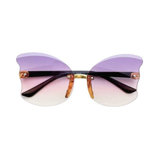 Purple Transparent Butterfly | RTS Sunnies