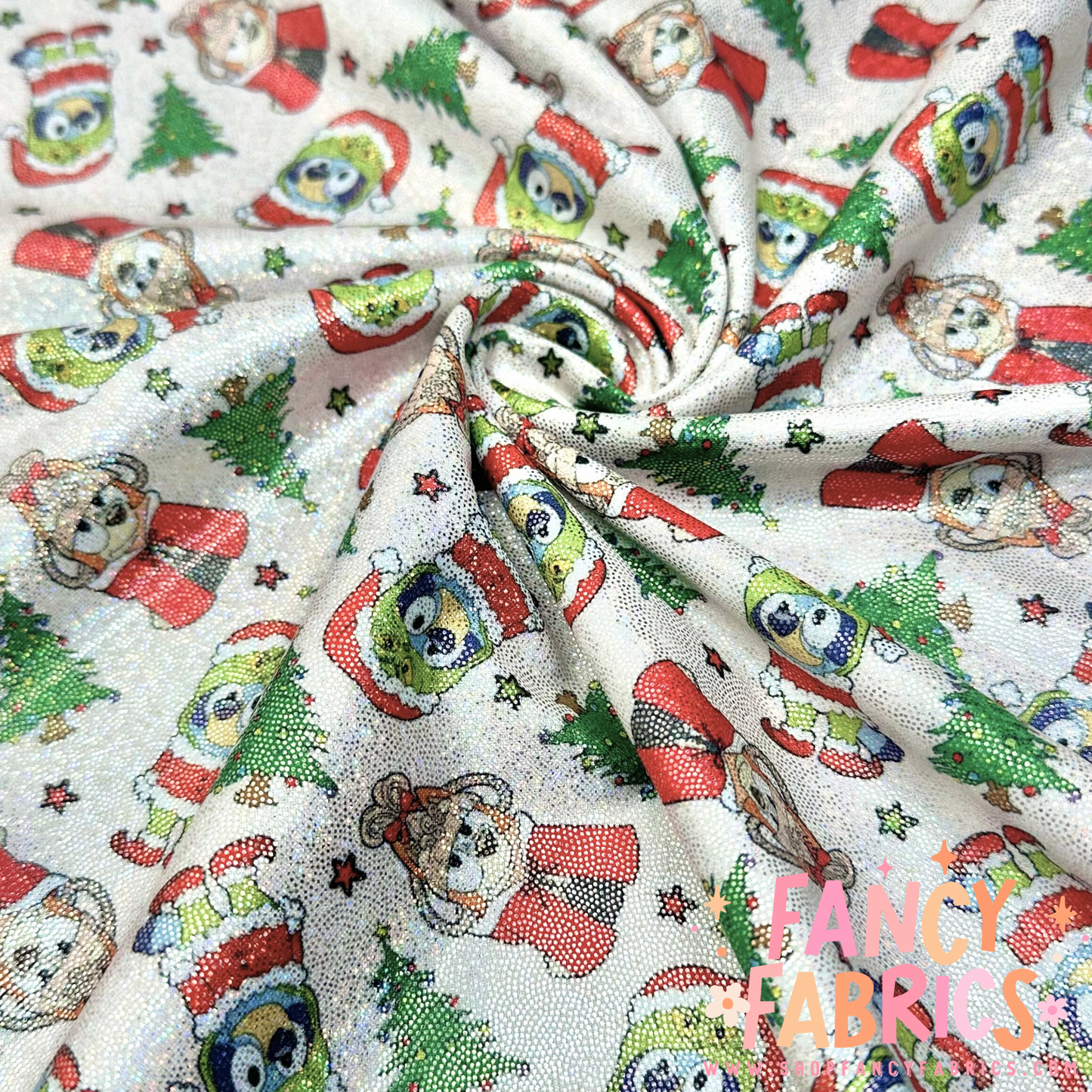 Blue Dog WhoVille | 4x4 Scaling | Printed Holographic | Ready To Ship